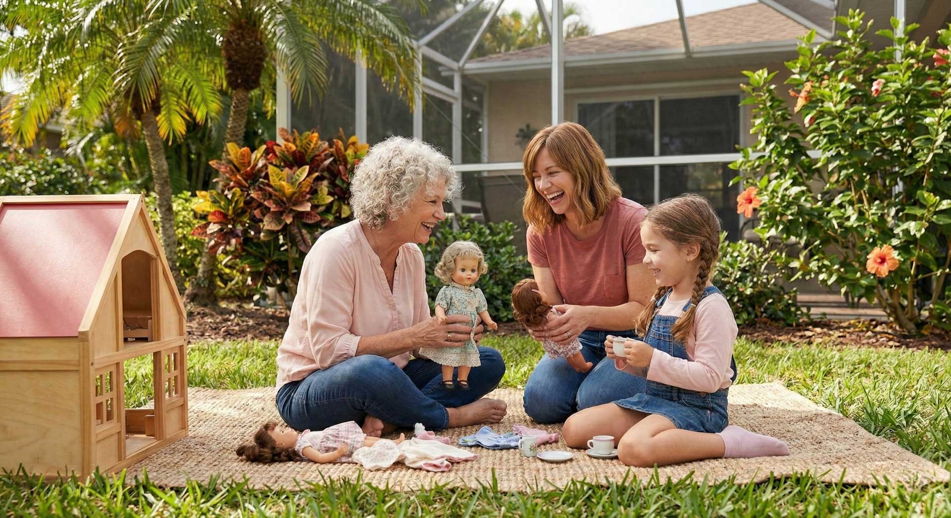 grandma daughter grand daughter